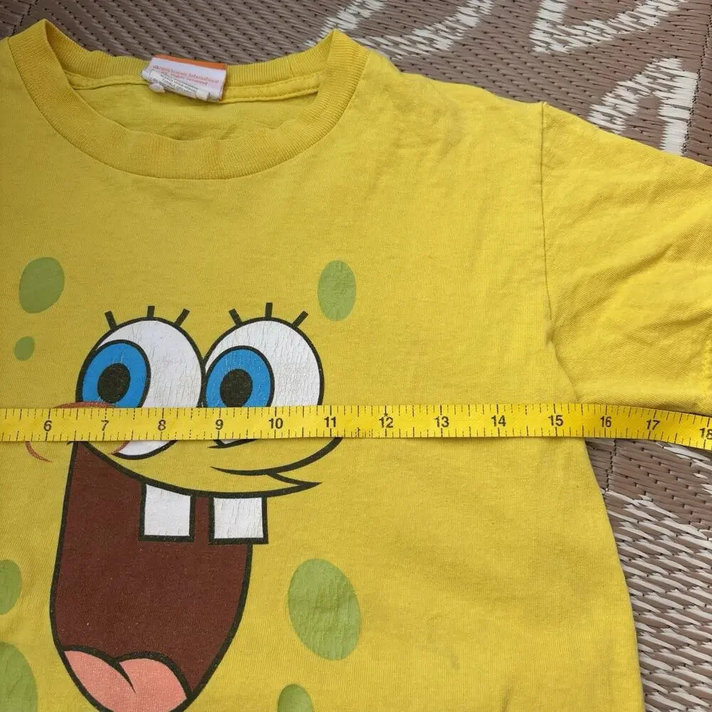 Vintage Nickelodeon SpongeBob SquarePants Crowd Pleaser 2006 Kids T Shirt Y2K